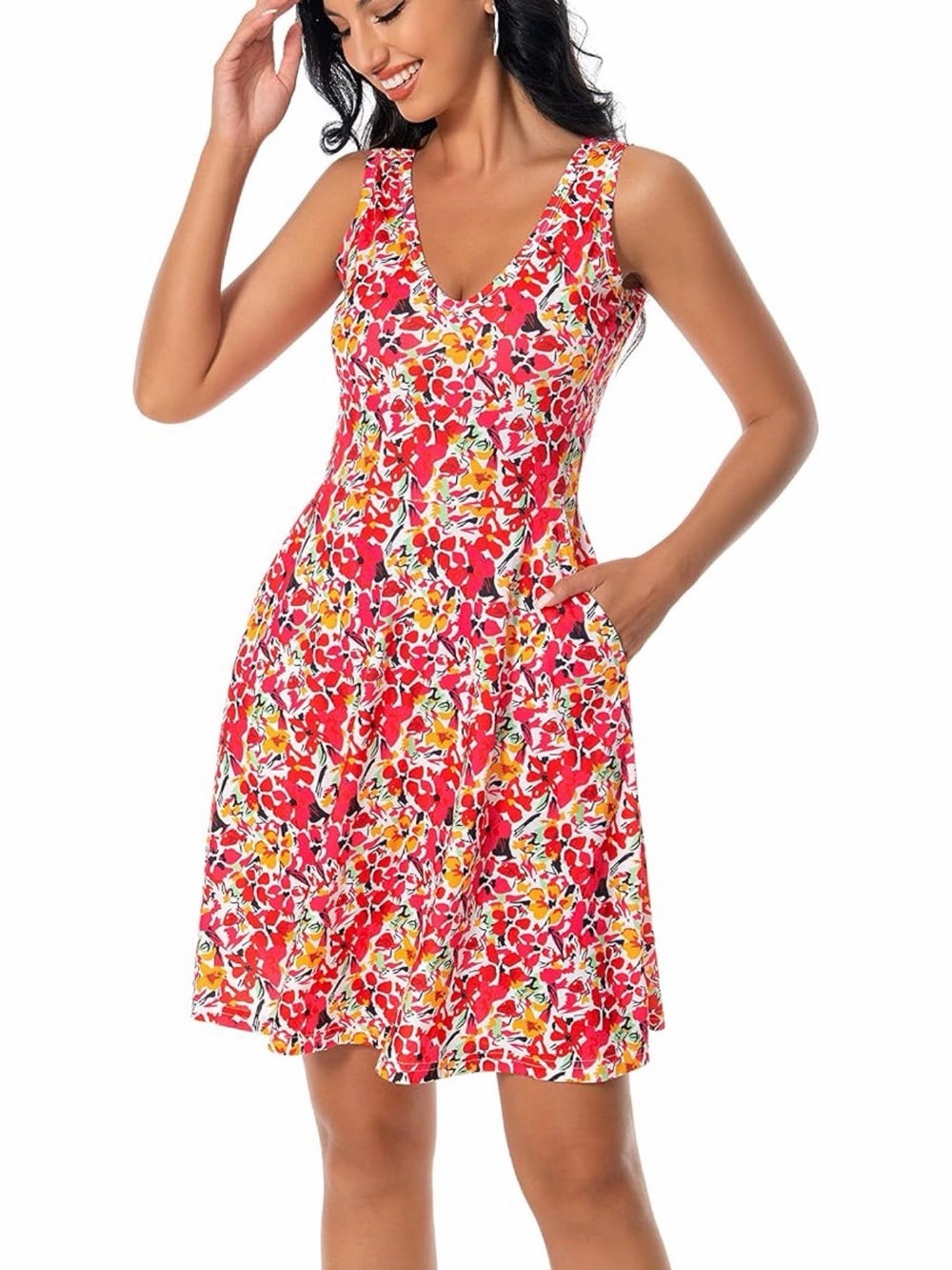 Floral Sleeveless Dress